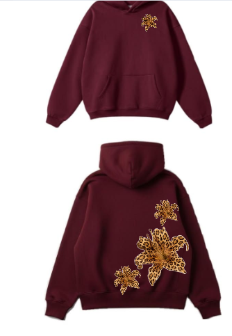 maroon hoodie